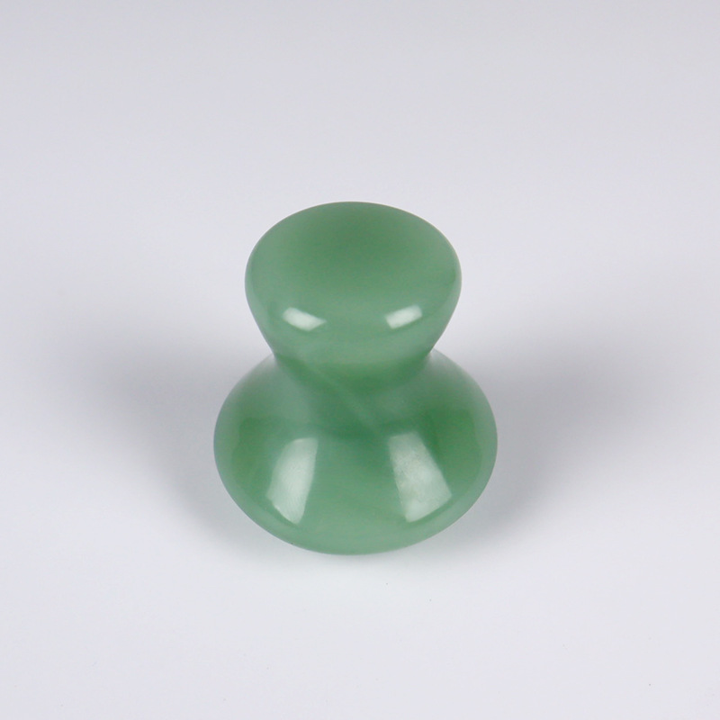 Picture of Cross-border direct supply of natural quartz stone powder crystal massage stone mushroom head Dongling jade stone facial scraping massage ball