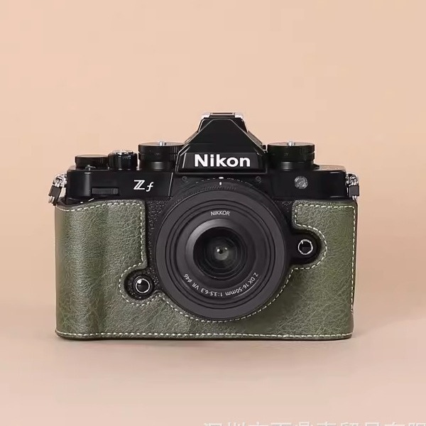Picture of For Nikon ZF Leather Case Base ZF Micro Single Camera Bag Portable Retro Protective Case Single Shoulder Photography Bag