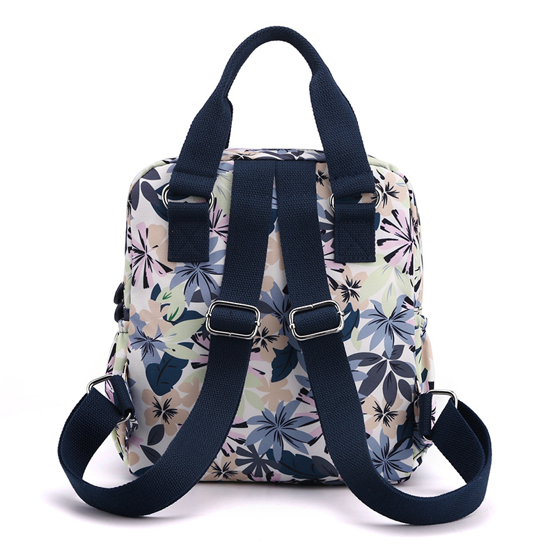 Picture of Simple Schoolbag Printed Backpack High-end Women's Portable Waterproof Backpack Large Capacity Shoulder Bag Cross-Border
