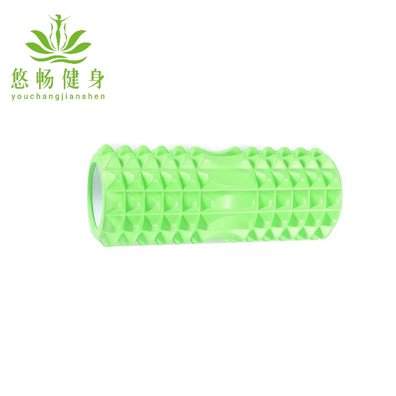 Picture of Eva Hollow Yoga Column 33cm Stereo Dot Mace Muscle Fitness Massage Stick 3D High Hardness Foam Shaft