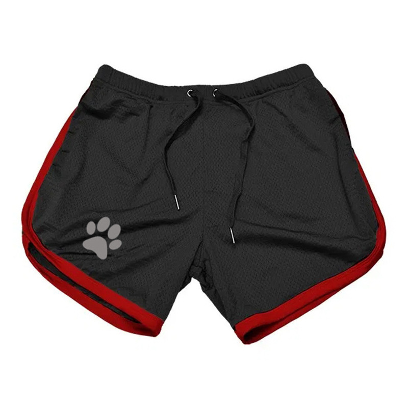 Picture of Summer Sports Men's Muscle Fitness Leisure Mesh Breathable Three-point Pants Running Training Beach Quick-drying Breathable Shorts