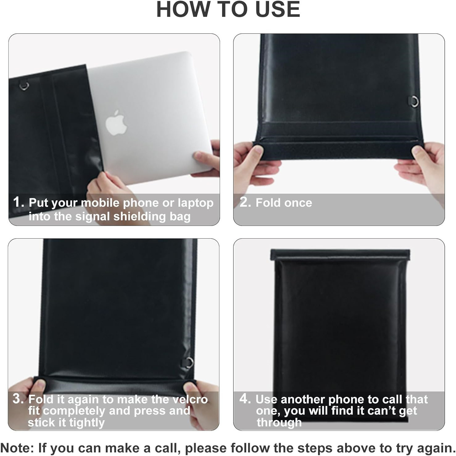 Picture of Laptop Tablet Car Key Faraday Bag Key Protector Waterproof Fireproof RFID Five-piece Set