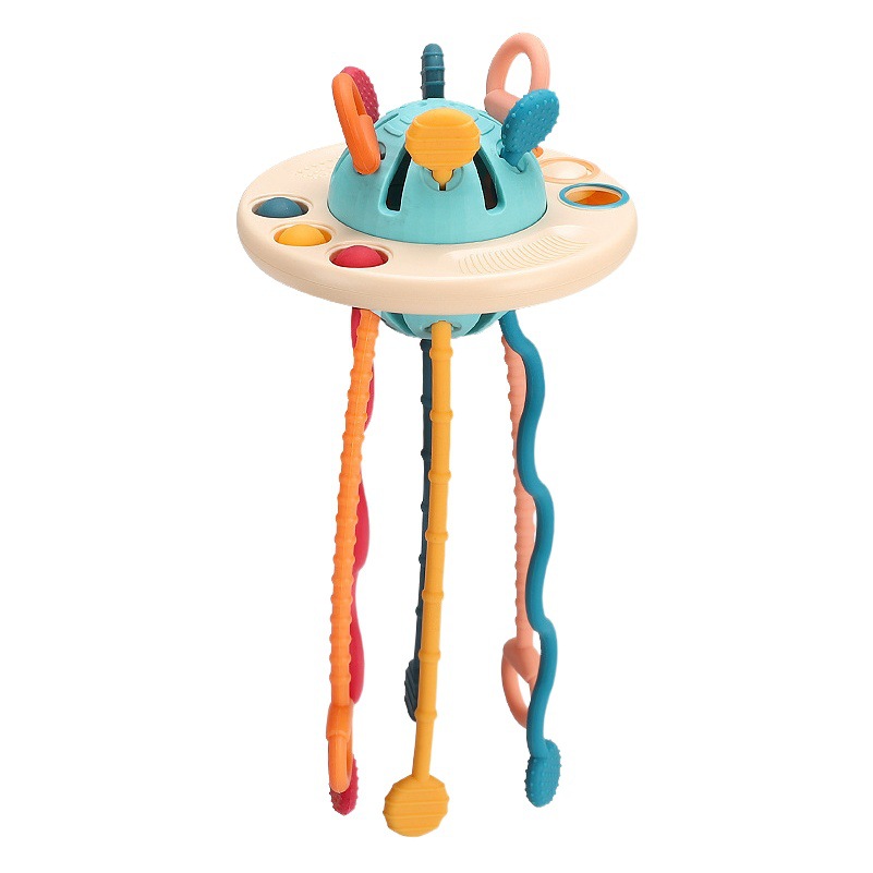 Toys for infants and young children 0-1 years old baby early education smoking flying saucer finger exercise hand fine movement wisdom