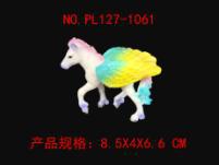 Picture of Cross-border fairy god beast pegasus mount model toy rainbow princess unicorn flying fairy children's toy