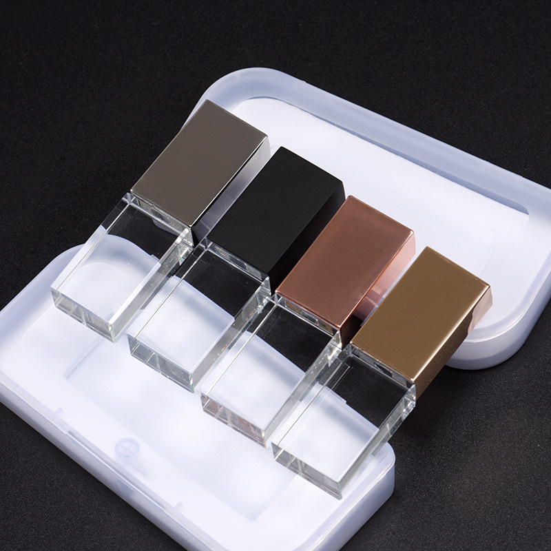 Picture of Foreign trade for crystal music USB 32G laser engraving logoU 64GB LED lamp free gift box
