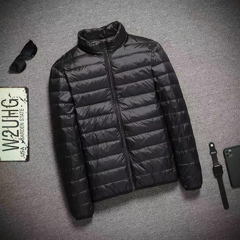 Picture of Anti-season men's cotton-padded jacket short light work cotton-padded jacket men's young and middle-aged plus size feather cotton-padded jacket father's winter coat