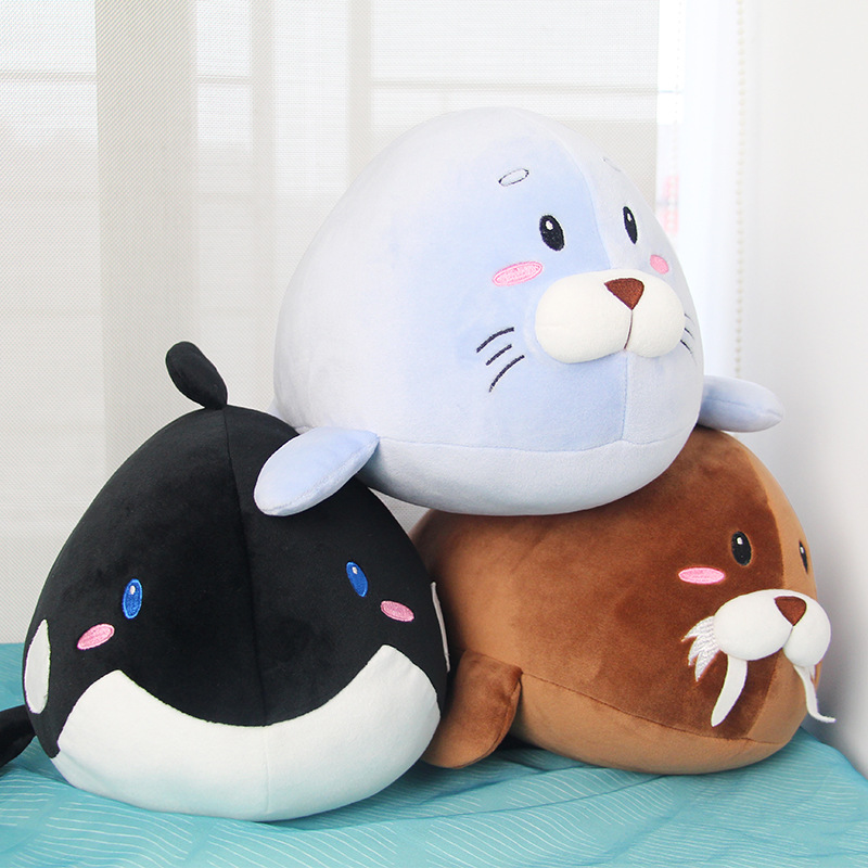Picture of Cross Border Hot Sale Plush Toy Sea Animal Doll Doll Doll Pillow Seal Sea Lion Doll