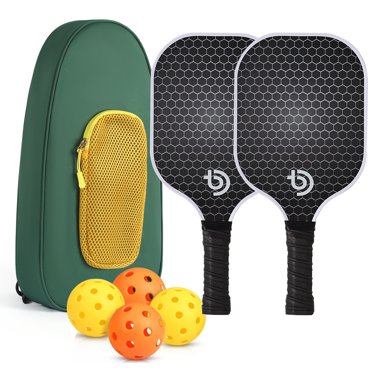 Picture of Carbon Fiber Pickleball Racket Honeycomb Board Outdoor Sports Carbon Pickleball Racket Cross-Border Pickleball Paddle