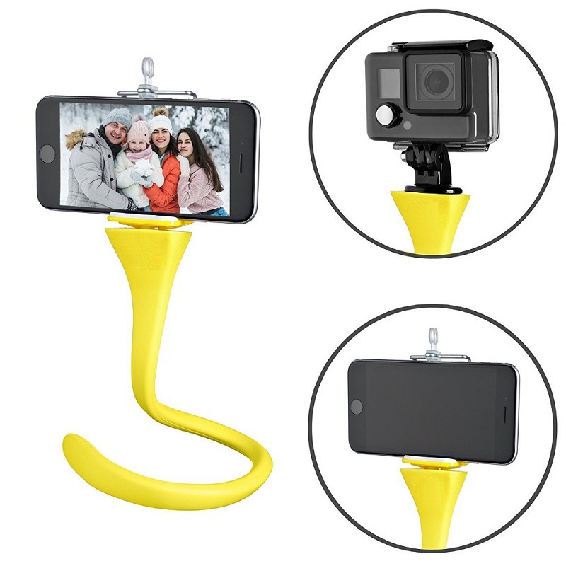 Picture of Lazy Mobile Phone Bracket Caterpillar Snake Bracket Desktop Bedside Car Mobile Phone Bracket Live Selfie Bracket