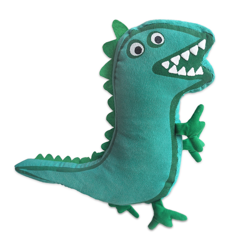 Picture of New Double Sided George's Mr. Dinosaur Plush Toy Pillow Boy Doll Doll for Baby Holiday Gift