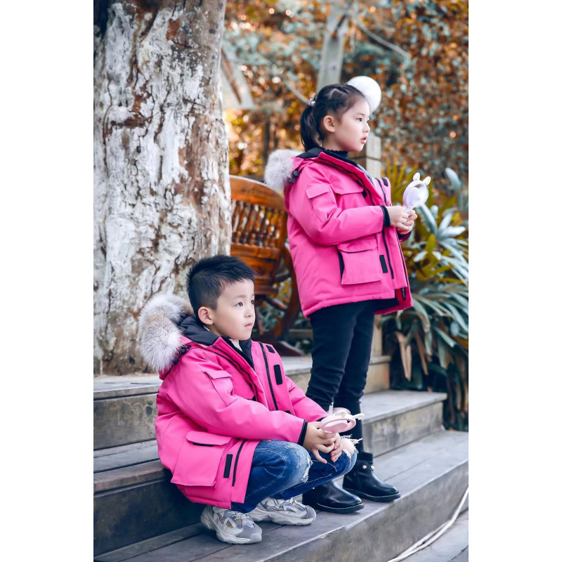 Picture of Big Goose Children's down Jacket C08 Expedition Canadian Parker Boys and Girls Parent-Kids Outdoors Coat 4565Y