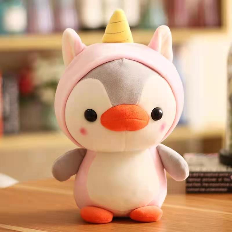 Picture of Transformation Penguin Plush Toy Dinosaur Frog Unicorn Doll Wedding Toss Doll Grab Machine Doll Factory