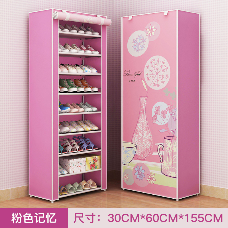 Picture of Ya Ruifan F Simple Shoe Rack Dustproof Storage Shoe Cabinet Multi-layer Small Shoe Rack Dormitory Hall Storage Rack Simple