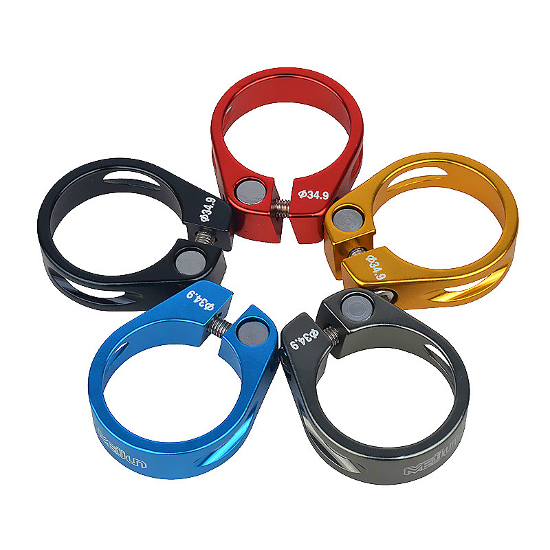 Picture of Mountain Bike Seat Clamp Seat Rod Lock Highway Seat Clamp 31.8 34.9mm Seat Clamp Cross Border
