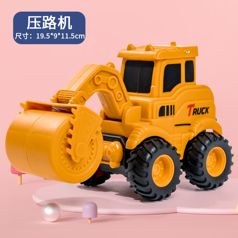 Picture of Children's toys press sliding back force engineering vehicle excavator plastic bulldozer children's toys gifts wholesale