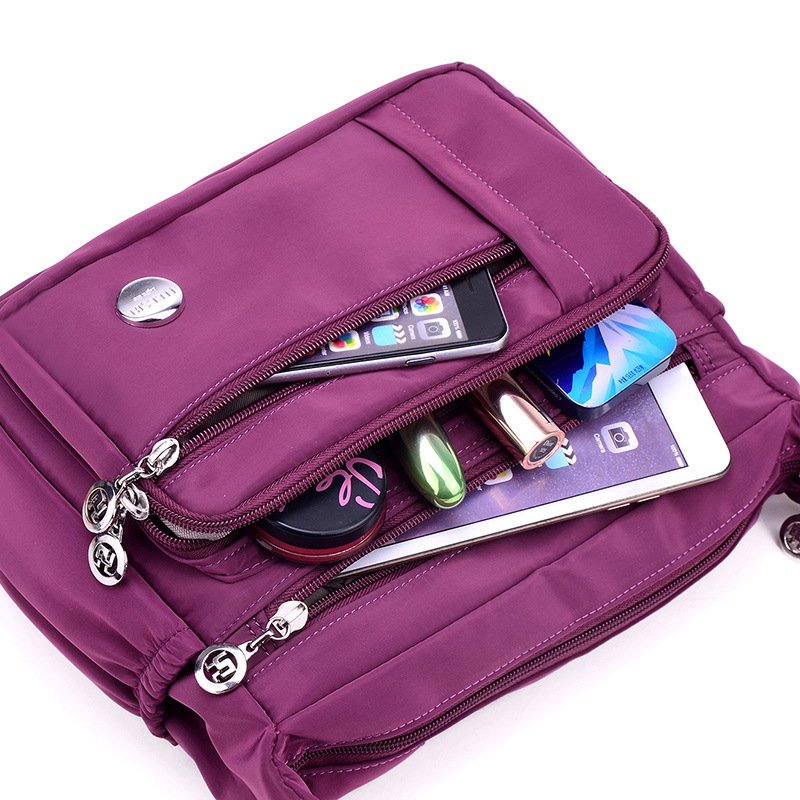 Picture of A generation of light casual large capacity nylon cloth bag women's trend Joker shoulder bag outdoor travel messenger bag
