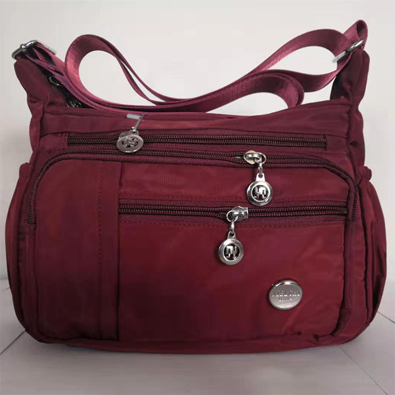 Picture of A generation of light casual large capacity nylon cloth bag women's trend Joker shoulder bag outdoor travel messenger bag