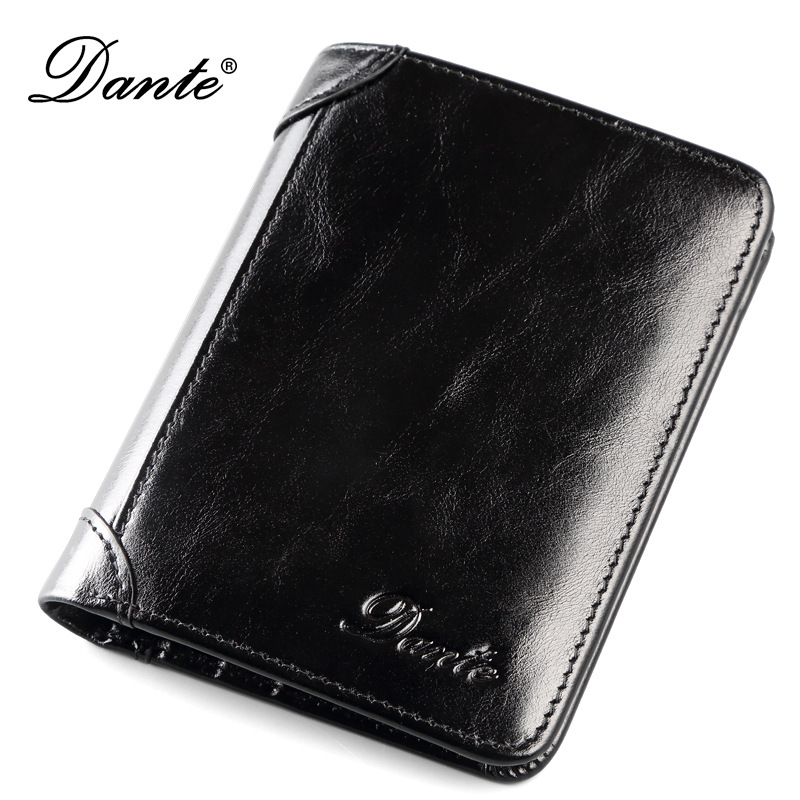 Picture of Cross-Border Wallet Men's Genuine Leather Rfid Anti-Theft Vertical Style 70% off Retro First Layer Cowhide Wallet Export Wholesale