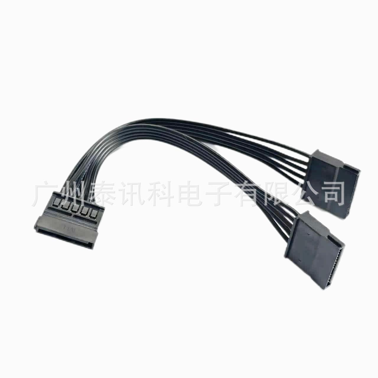 SATA 1-2 Power Cord Serial Port 15Pin Mother-to-Mother 1-2 Extension Cord Optical Drive Hard Disk Power Supply Cord