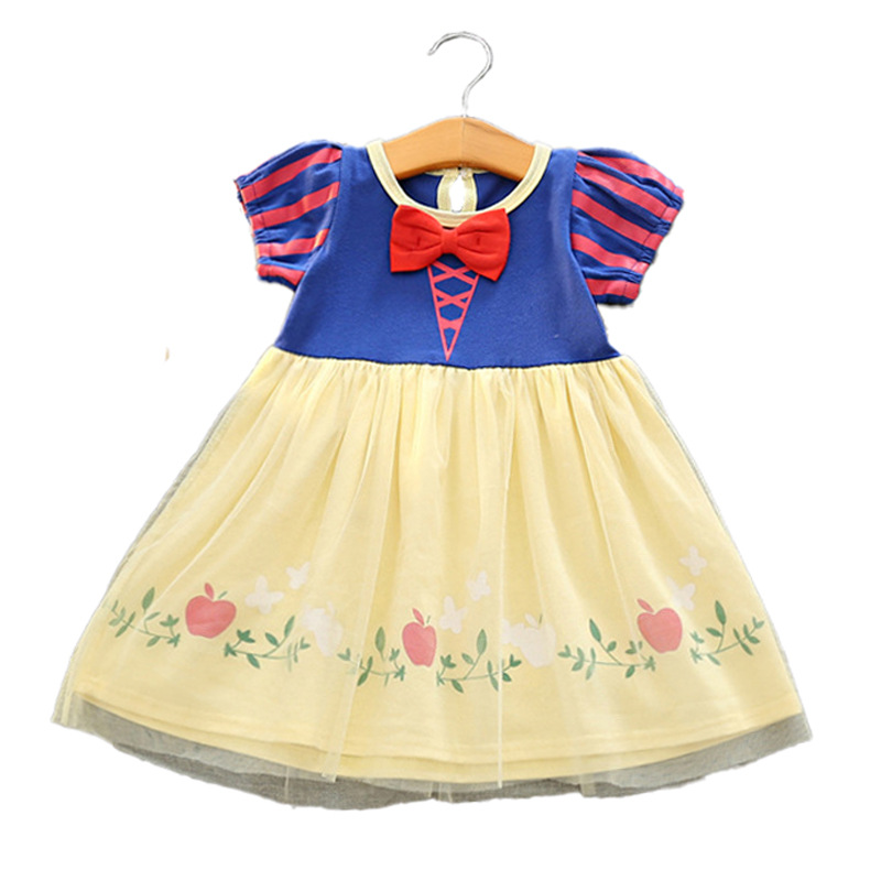 Picture of Amazon Girls Aisha Dress 2025 New Children's Summer Snow White Dress Baby Girl Summer Dress