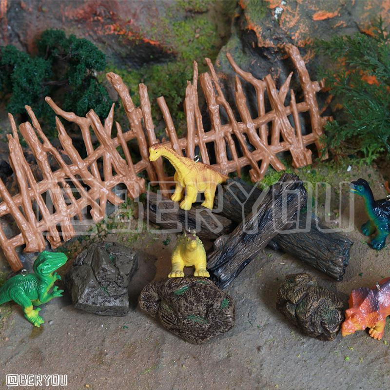 Picture of Simulation stone stump branch ornaments model stone rockery shape ornaments scene stone props cross-border