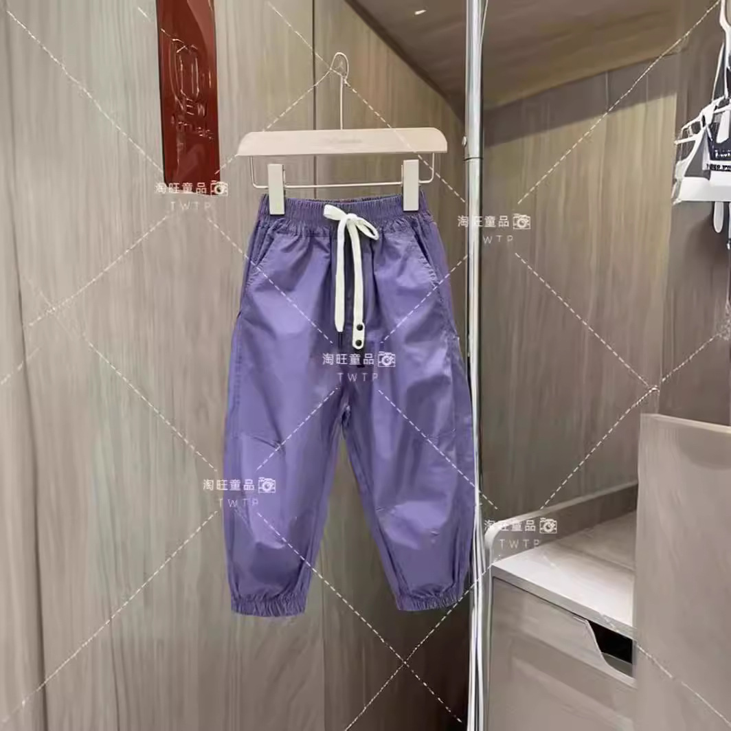 Picture of Girls' Suit Women's Summer Suit 2024 New Mother and Daughter Stylish T-Shirt Parent-Child Suit Internet Celebrity Craft Pants Two-piece Set