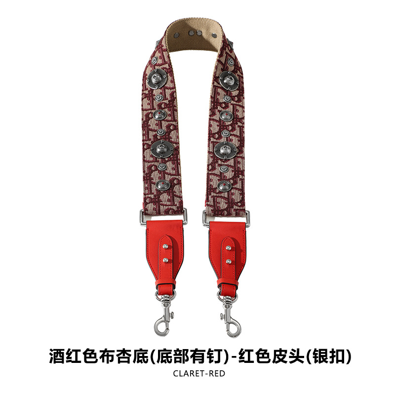 Picture of Mahuangshi MHS-F-66 Wide Bag with Canvas Shoulder Strap Shoulder Crossbody Cowhide Bag Accessories Bag Strap Comfortable D