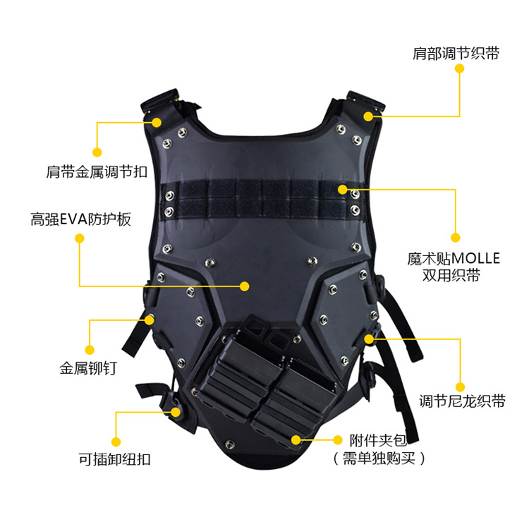 Picture of Cross-Border Amazon Tf3 King Kong Tactical Vest Eva Protective Combat Vest Real Cs Field Protective Vest