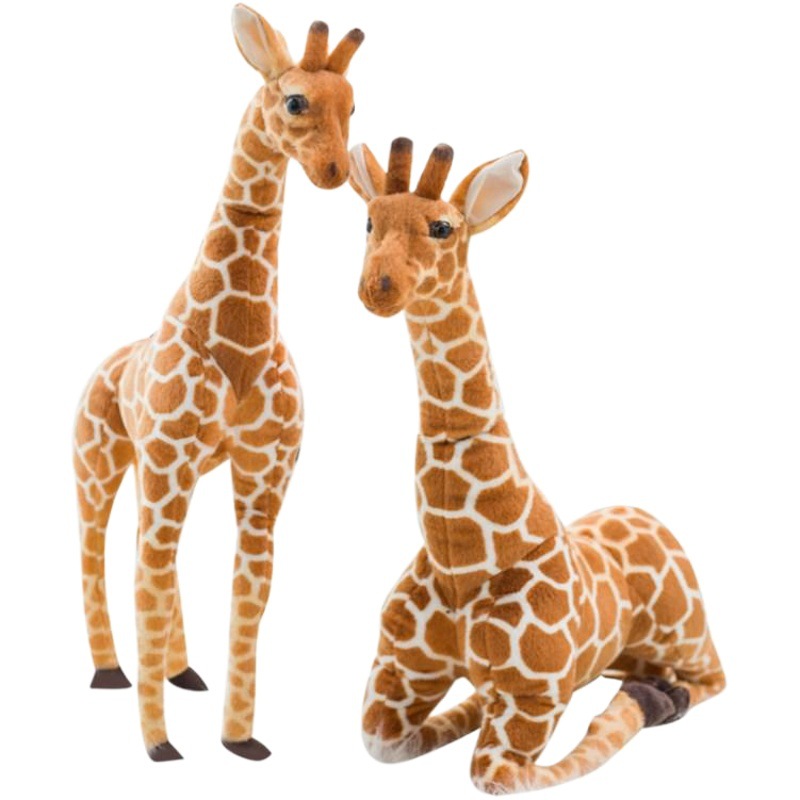Giraffe Doll Plush Sika Deer Fawn Photography Props for Children Surprise Gift