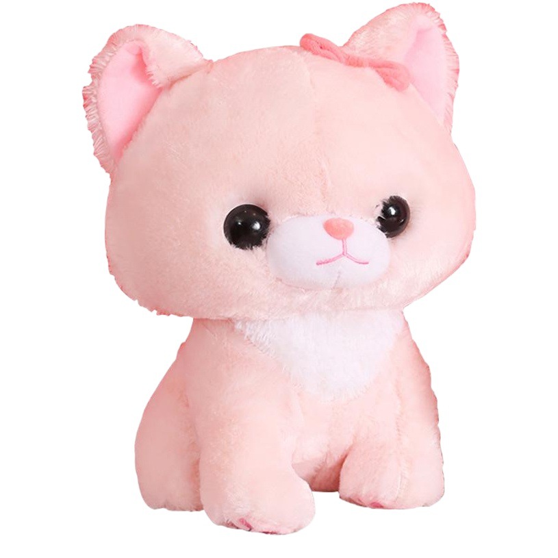Cute Sitting Posture Rice Cake Milk Cat Plush Toy Doll Cat Series Doll Cross-border Plush Toy
