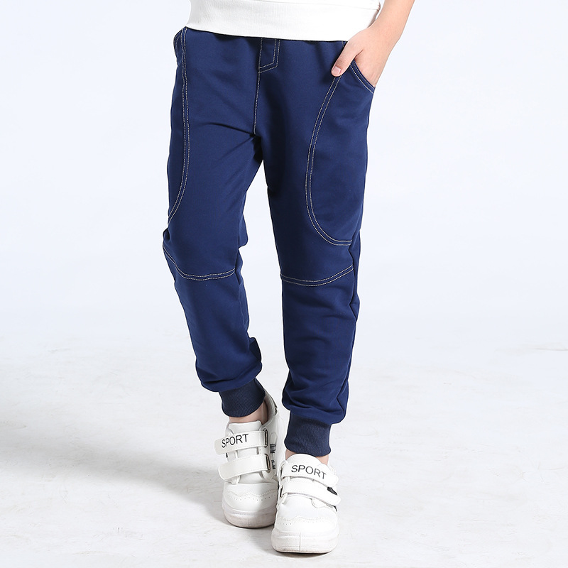 Picture of Autumn Children's Pants Korean Style New Children's Sports Long Pants Big Children's Pure Cotton Casual Anti-Mosquito Pants Children's Pants Wholesale