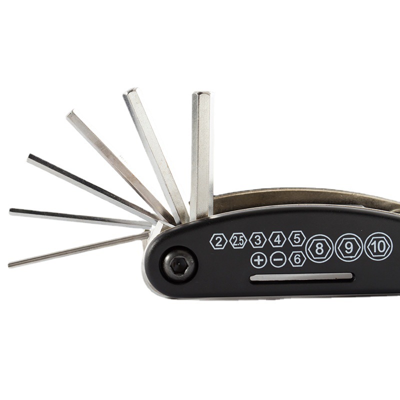 Picture of Inner Hexagonal Screwdriver 16-in-1 Multi-Function Wrench Tire Repair Combination Car Repair Bicycle Repair Tool Bicycle