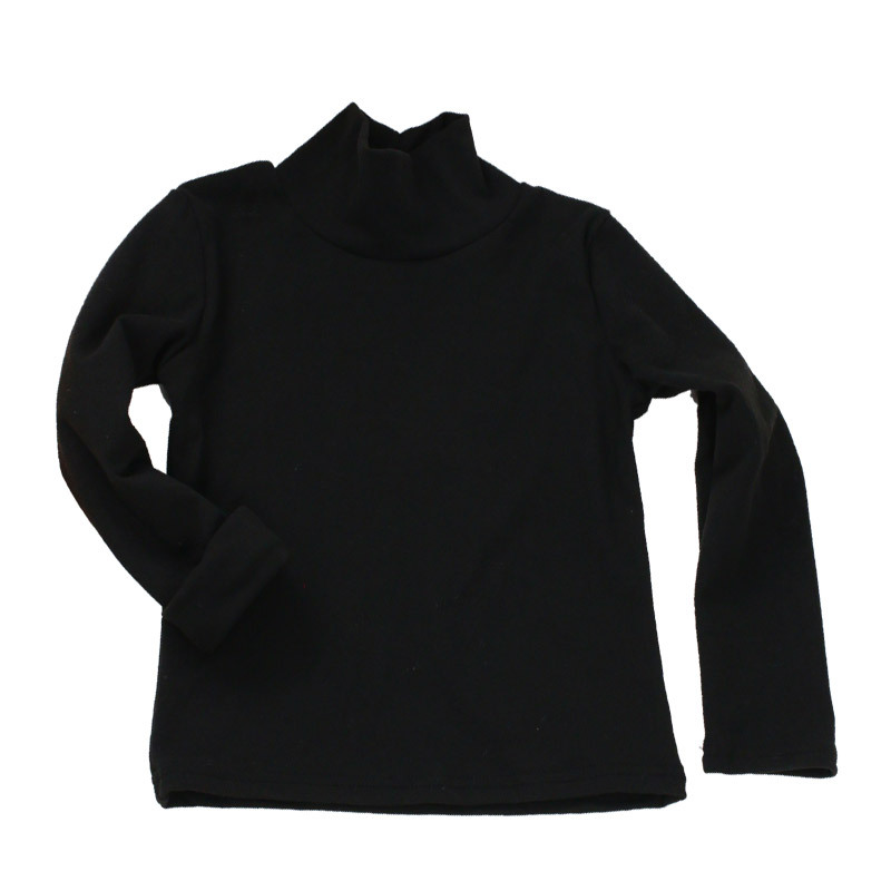 Picture of Autumn and Winter New Style German Velvet Kidsren's Half Turtleneck Bottoming Shirt Pure Color Boys and Girls Baby Thermal Intimates Dropshipping