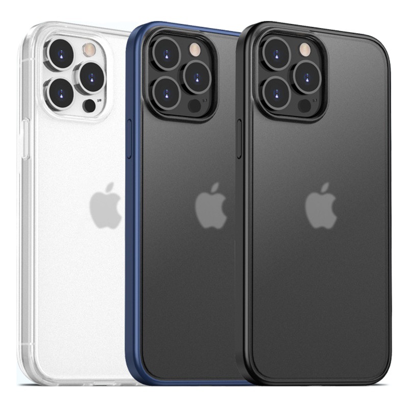 For apple 13promax mobile phone case new frosted iPhone13pro protective cover anti-fall tpu pc case