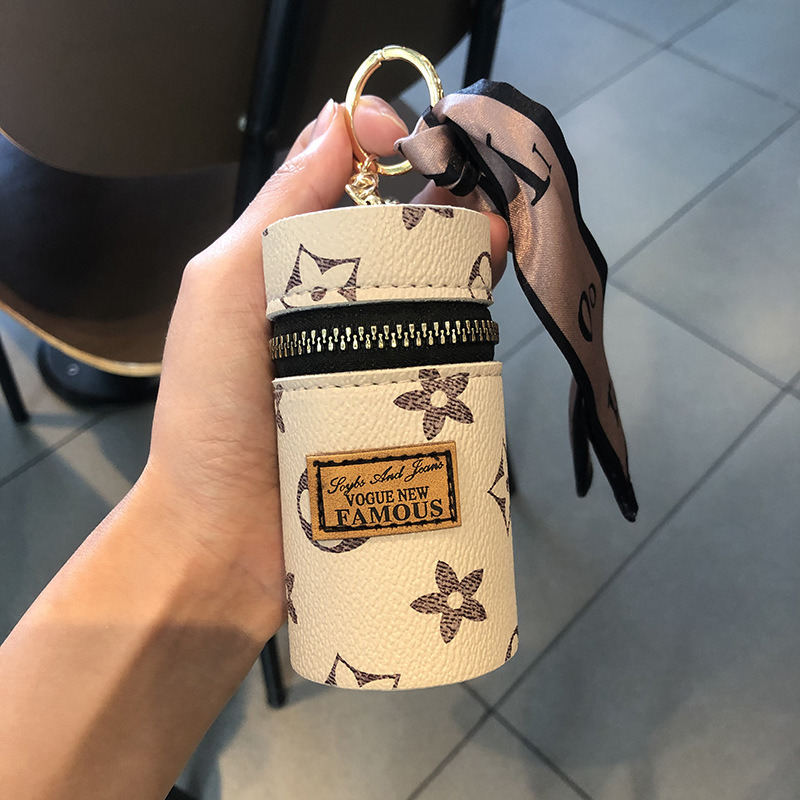 Picture of Bags for Women 2025 New Retro Presbyopia Leather Keychain Leather Mini Lipstick Bag Qiao Headphones Coin Pendant Bag