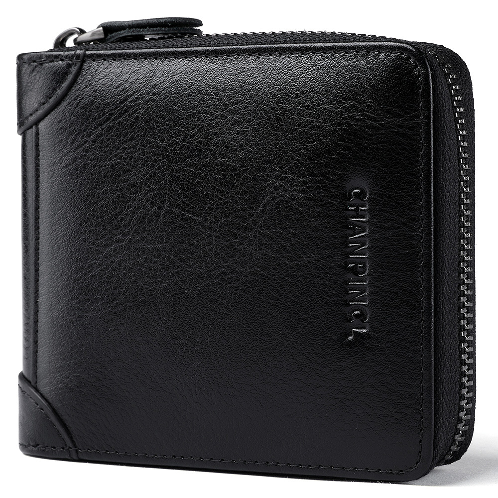 Picture of Cross-Border Delivery C Brand Boxed Men's Wallet First-Layer Cowhide Coin Bag Zipper Wallet Horizontal Multi-Functional Wallet