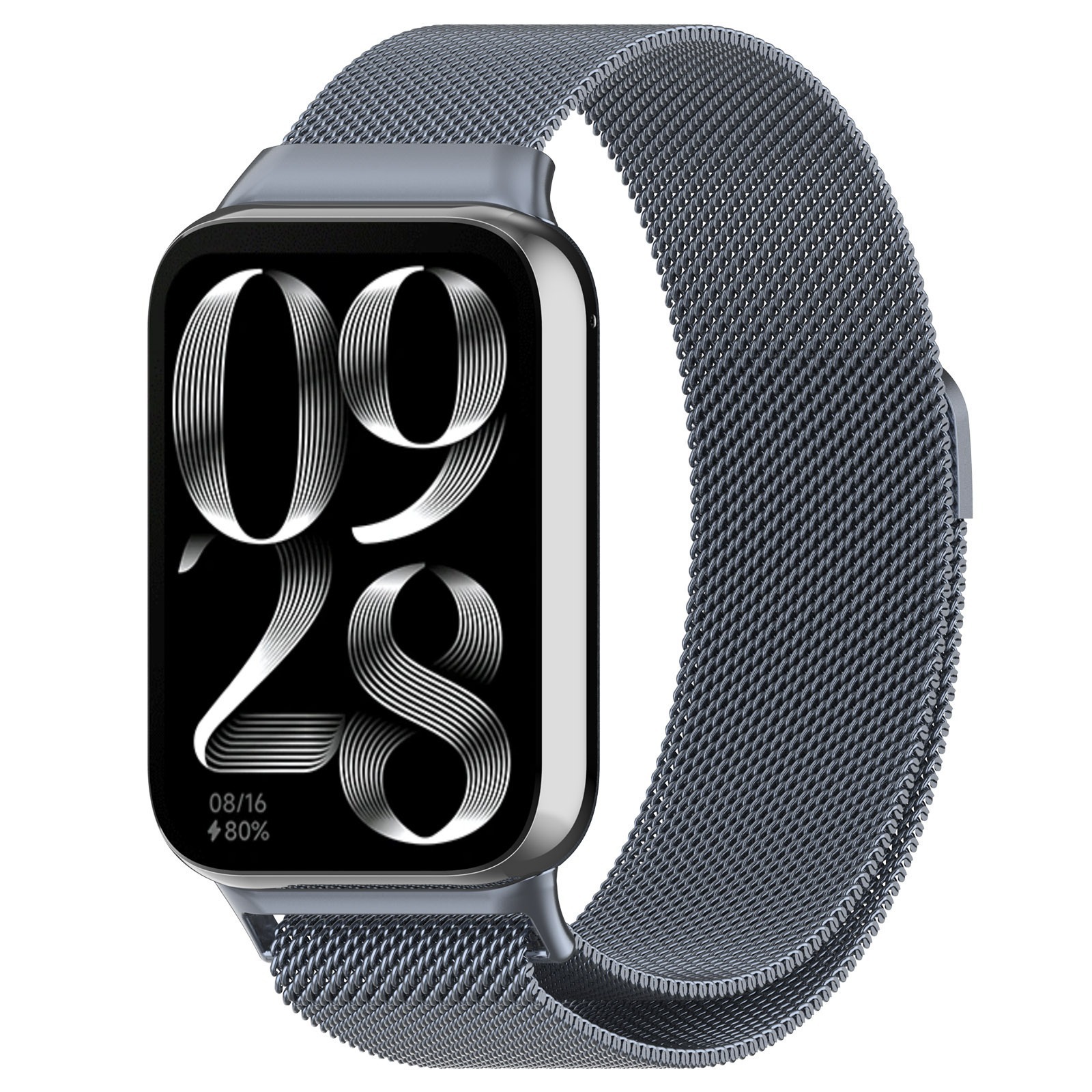 Picture of For Mi Band 9Pro Milanese Nice Strap xiaomi Pro 8/9 Stainless Steel Magnetic Loop Strap