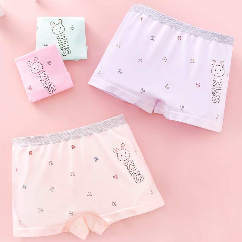 Picture of 5 Pack Seamless Pure Modé Cotton Large Children's Underwear Men's Tight Sai Cotton Boxer Shorts Little Boy Baby Children's Pants