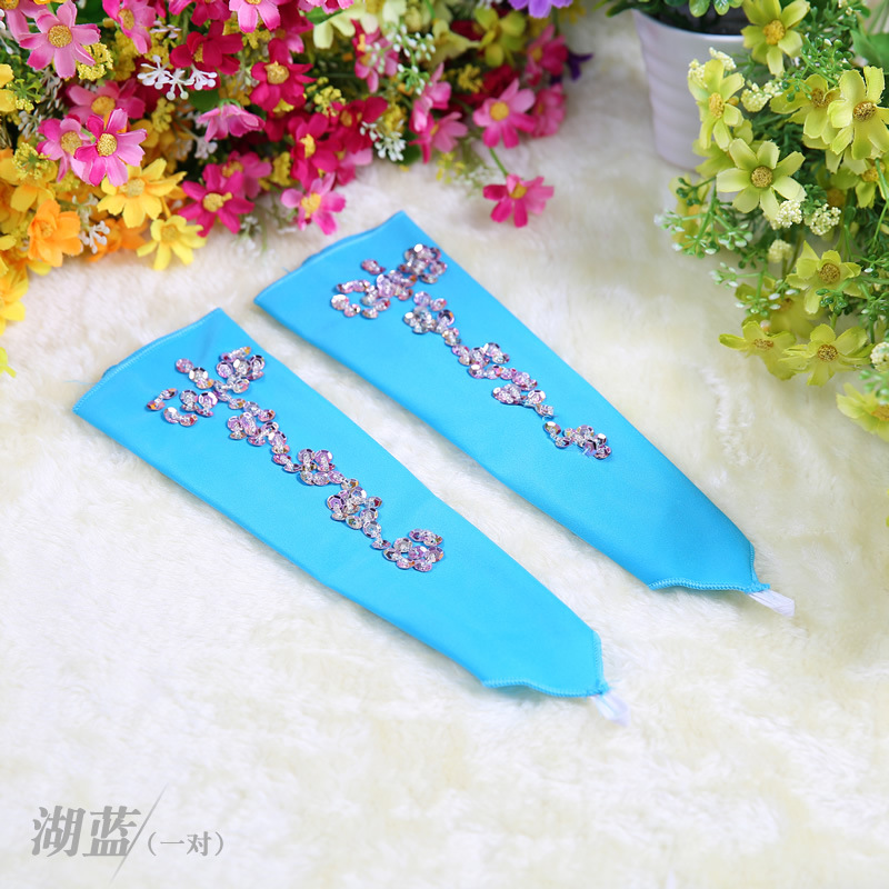 Picture of Children's Swimming Cloth Middle Finger Sleeve Belly Dance Sleeve Bracelet New Style Belly Dance Performance Jewelry Clothing