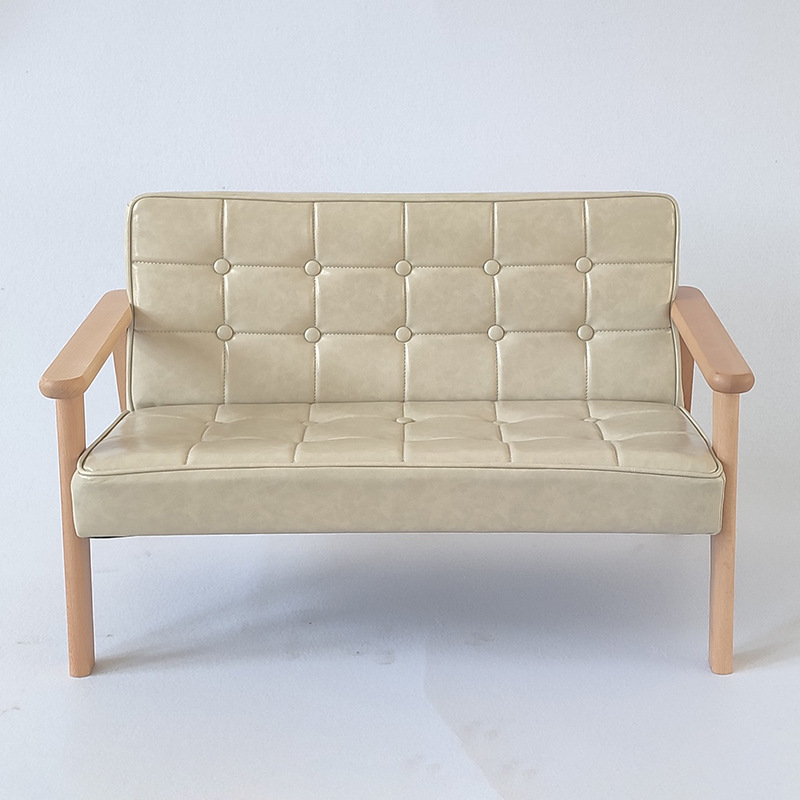 Picture of Children's Room Wooden Infant Garden Cute Reading Corner Photography Small Sofa Baby Stool Training Course Seat Mini