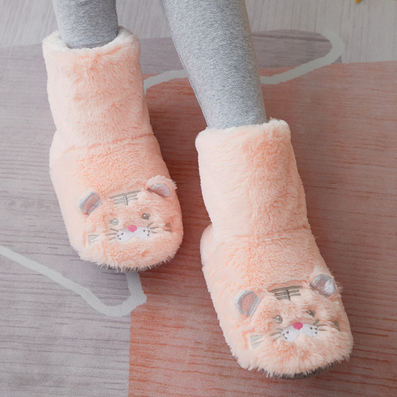 Picture of Autumn and Winter Children's Floor Socks Baby Indoor Home Toddler Socks fleece-lined Thickened Baby Non-Slip Shoes Socks Shoes Cotton Shoes
