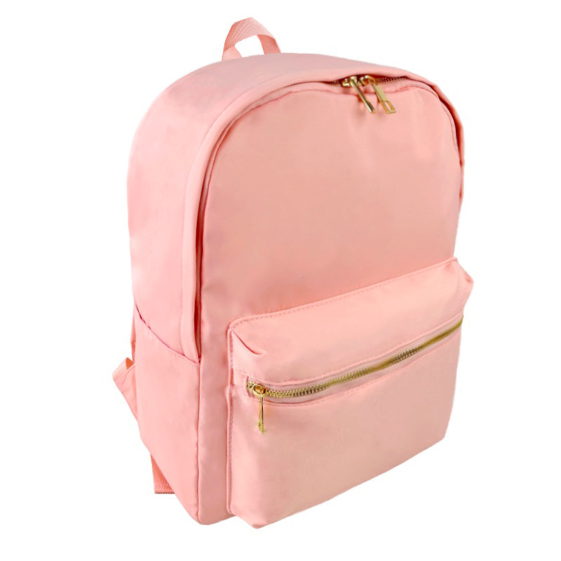 Picture of in stock Waterproof Backpack Casual Schoolbag Large Capacity High Quality Simple Backpack School Nylon Storage Bag