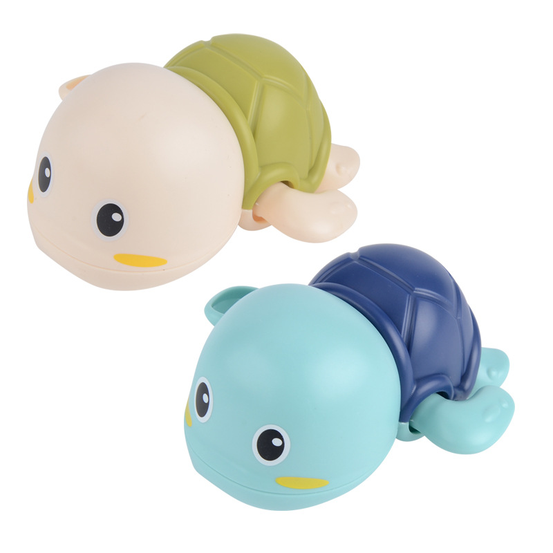 Picture of Genuine TikTok Explosions Baby Bathing Water Play Cool Swim Little Turtle Wind-up Chain Animal Play Water Children's Toy