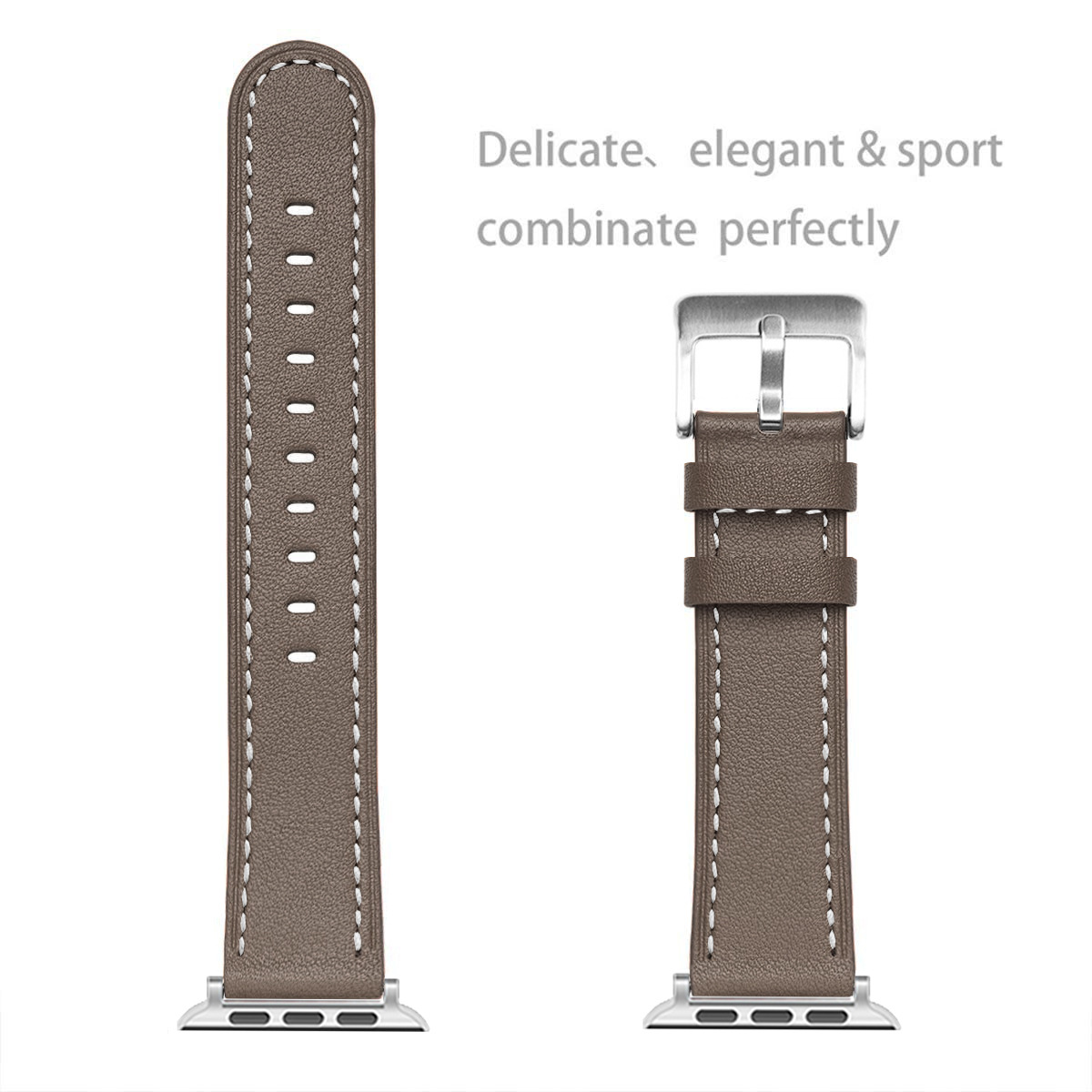 Picture of Suitable for Apple Watch Strap Apple Watchs10 Anti-Scratch Genuine Leather Fashion Strap New Men's and Women's Strap