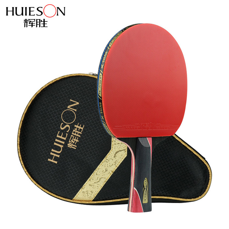 Picture of Huisheng Five-Star Table Tennis Racket Single Pack Professional Training Competition Five-Star Wholesale Durable