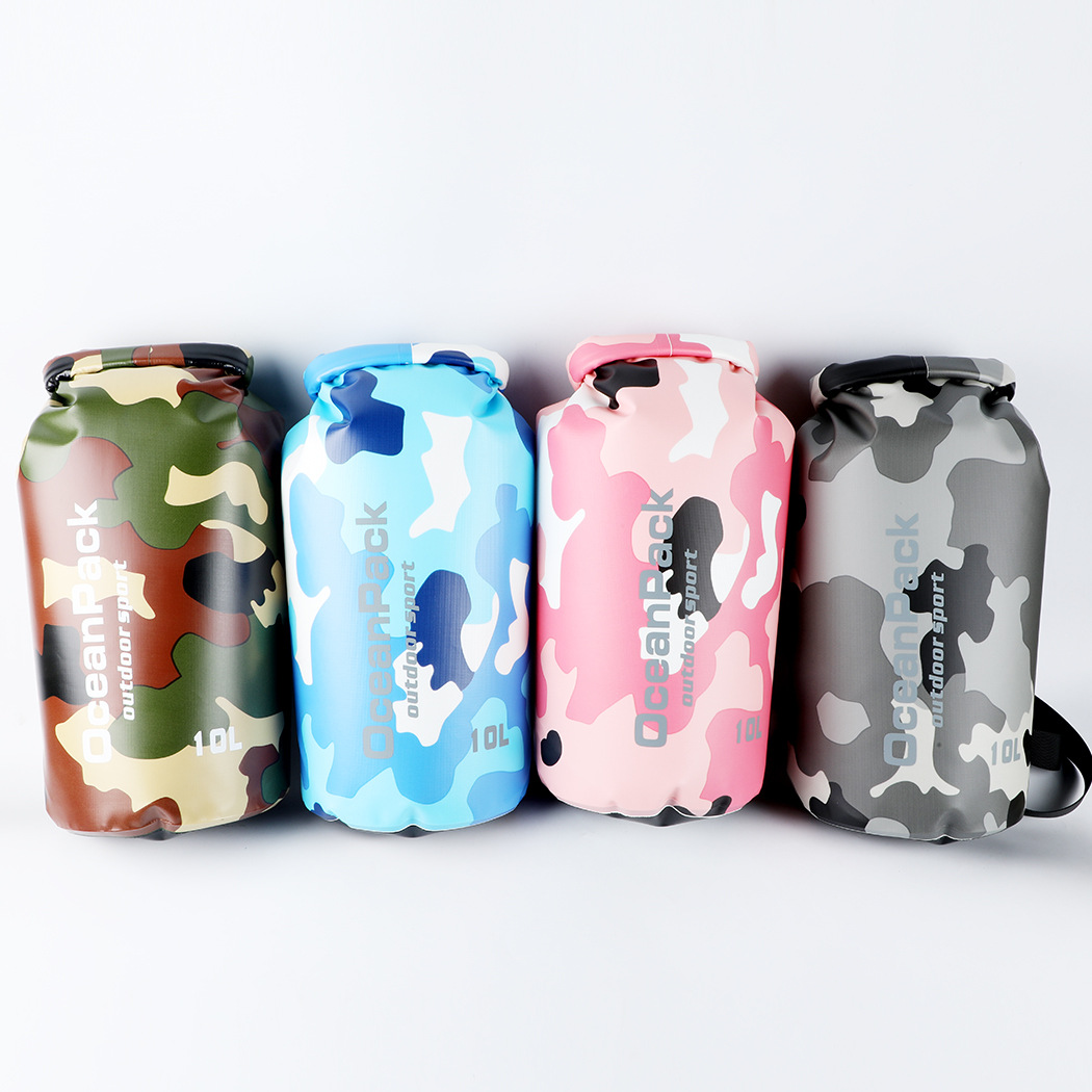 Picture of high quality Camouflage Drift Waterproof Bag Single Shoulder Dry Bag Outdoor Waterproof Bag Amazon Hot Selling Drift Bag