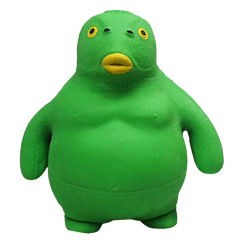 Green Head Fish Decompression Wang Zong Decompression Gorilla tpr Squeeze Pinch Le Slow Rebound Soft Glue New Strange Toy