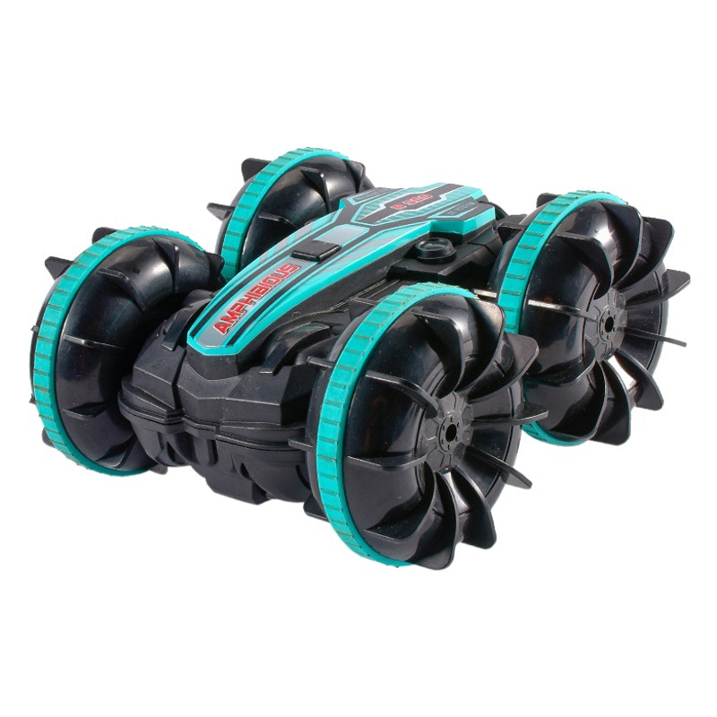 Cross-border amphibious remote control vehicle 2.4g remote control water vehicle four-wheel drive off-road climbing drift stunt car toy car