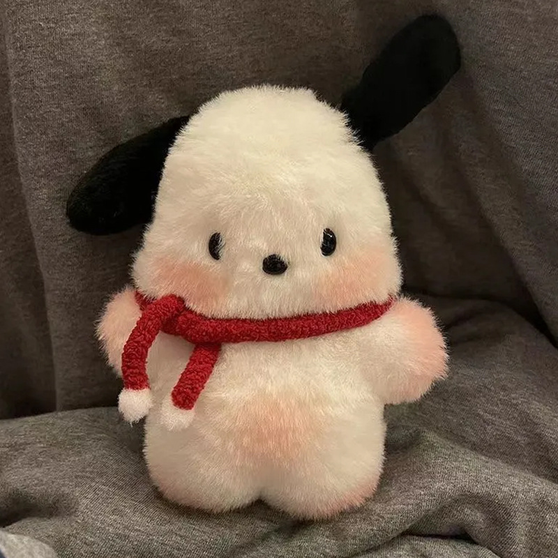 Picture of Cyber Celebrant Pilot Blush Swimming Goggles Pacha Dog Doll Plush Doll Keychain Girl Heart Bag Pendant Gift