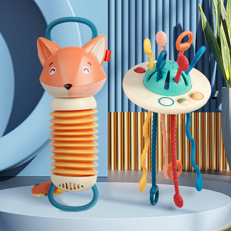 Cross-Border New Fox accordion baby cartoon music accordion children's early education musical instrument toys in stock